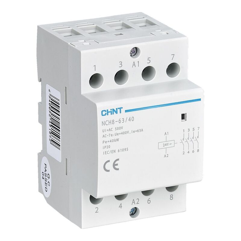 NCH8-40/40 AC 230V — Контактор модульный 40А, 4НО фото 1