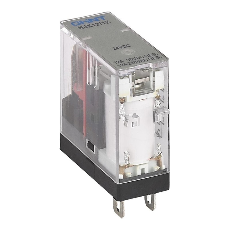 NJX12/1Z(D) 12А AC230 - Реле миниатюрное 12А, 1CO, AC 230В (LED) фото 1