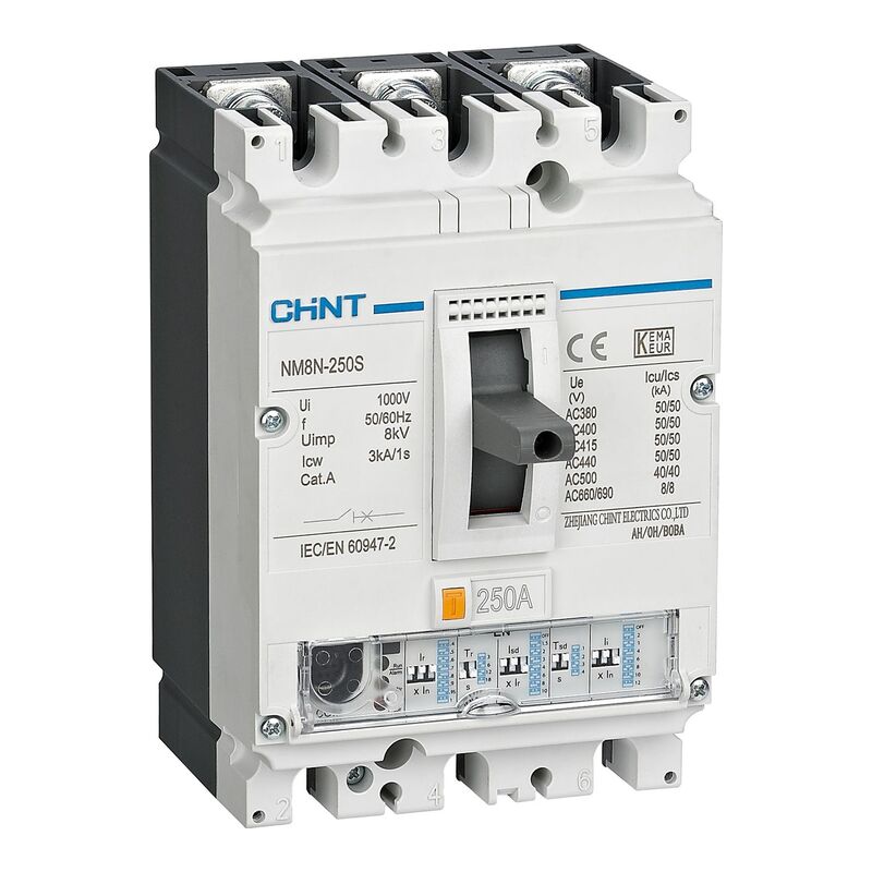 NM8N-250S EN 3P 100А 50кА - Автоматический выключатель с электронным расцепителем фото 1