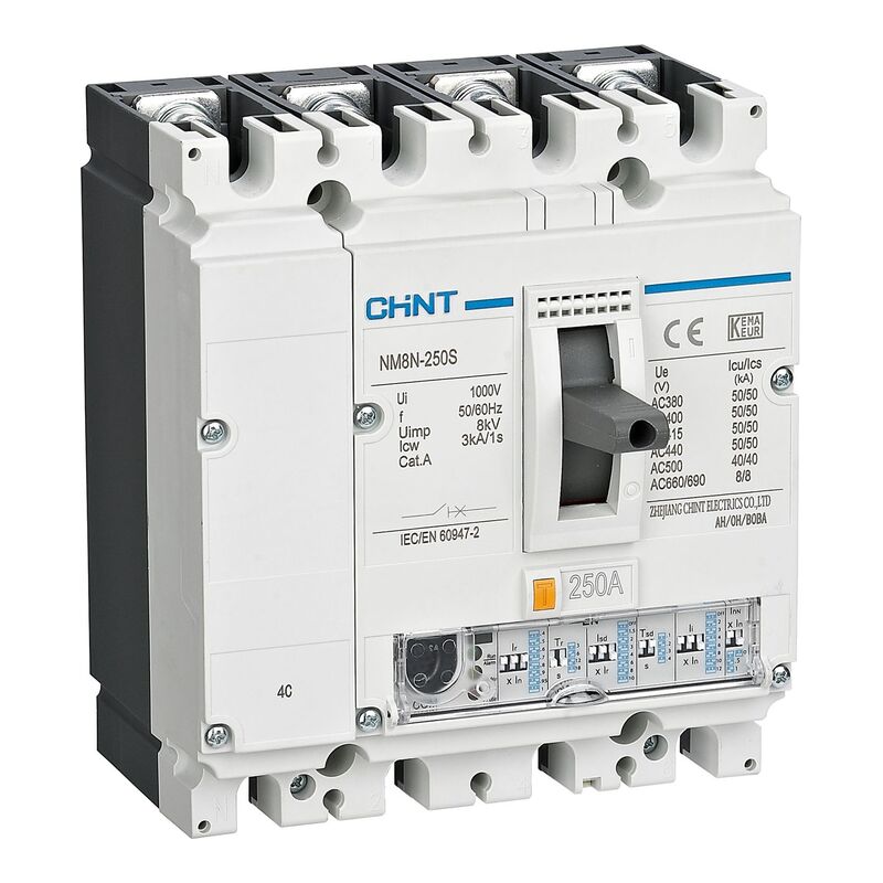 NM8N-250S EN 4P 250А 50кА - Автоматический выключатель с электронным расцепителем фото 1