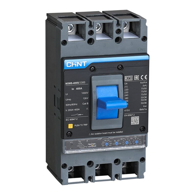 NXMS-400H 3P 400А 70кА - Автоматический выключатель с электронным расцепителем фото 1