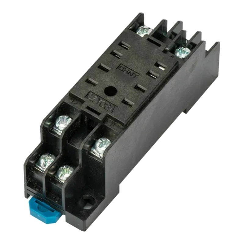 CZY08A-02 - Розетка для реле JZX-22F/2Z, 2 контакта, 10А фото 1