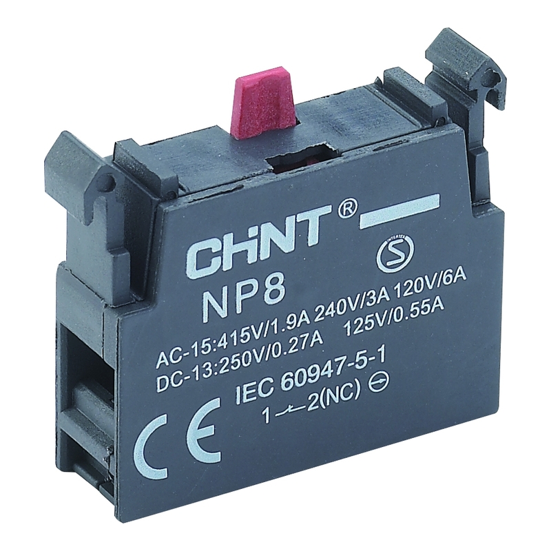 NP8-CB01 - Блок контактный 1NC для светосигнальной арматуры серии NP8 фото 1