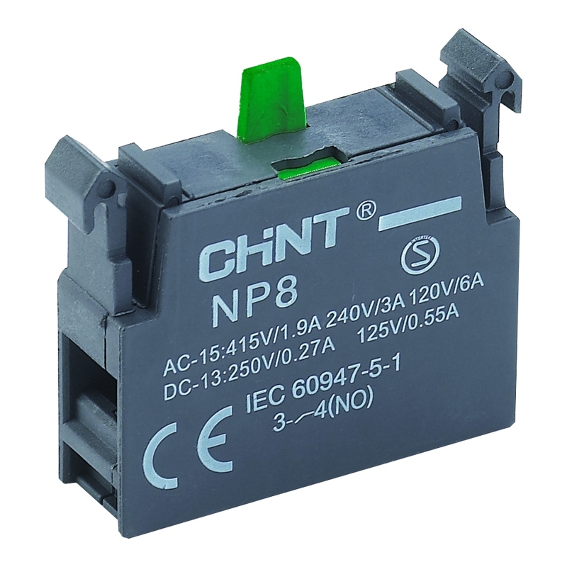 NP8-CB10 - Блок контактный 1NO для светосигнальной арматуры серии NP8 фото 1