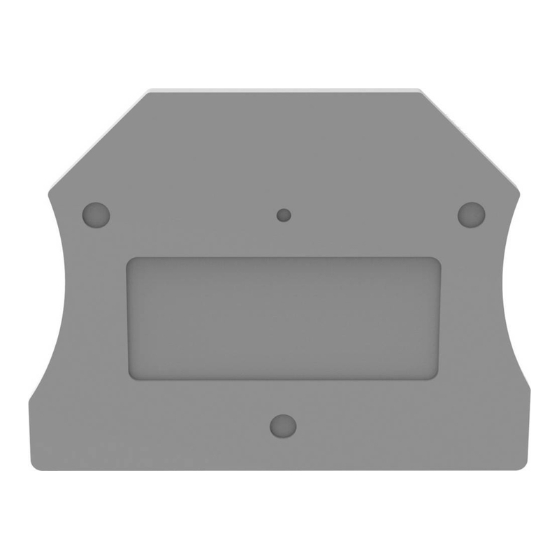 D-DC2.5-01P-11-00Z(H) - Крышка торцевая серая для клемм DC2.5, DC4 фото 1
