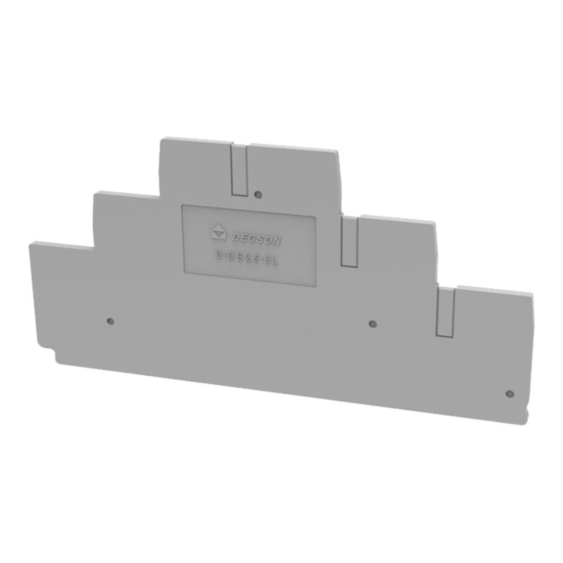 D-DS2.5-3L-01P-11-00Z(H) - Крышка торцевая серая для клемм DS2.5-3L фото 1