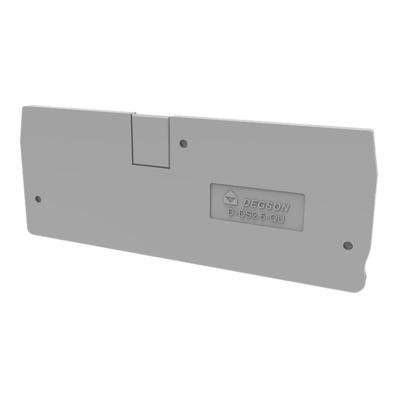 D-DS2.5-QU-01P-11-00Z(H) - Крышка торцевая серая для клемм DS2.5-QU фото 1