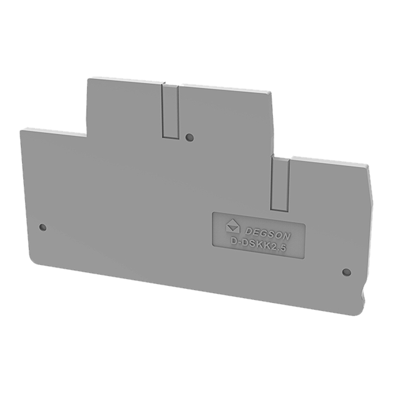 D-DSKK2.5-01P-11-00Z(H) - Крышка торцевая серая для клемм DSKK2.5 фото 1