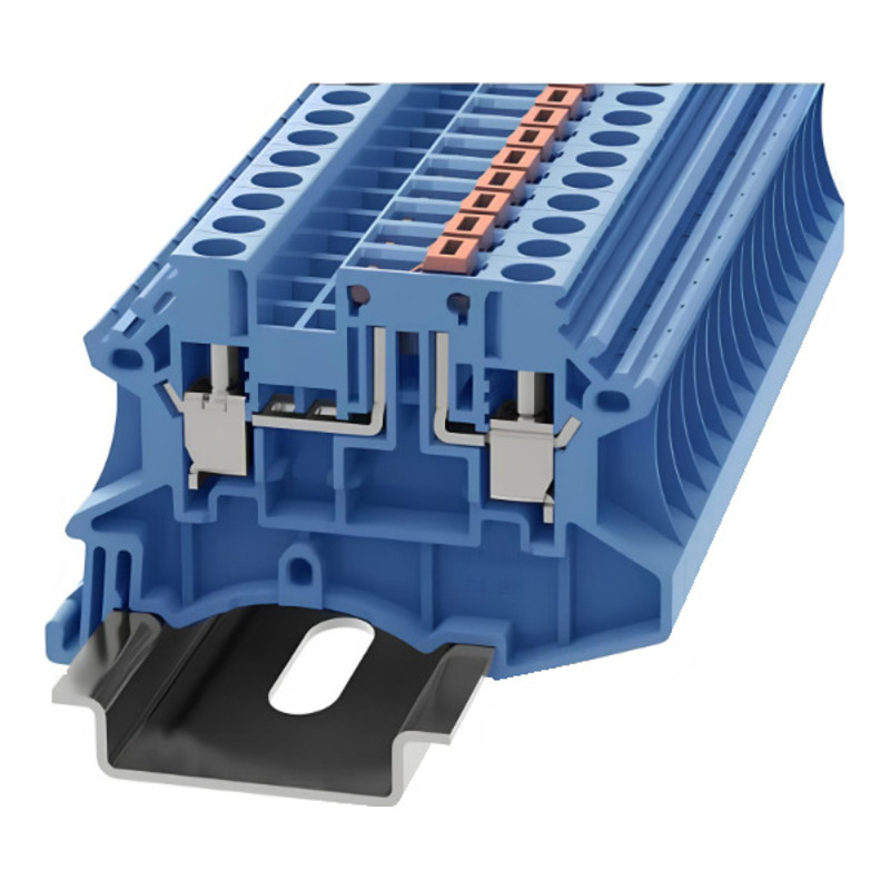 DC4-MT-01P-12-00Z(H) - Клемма синяя 4 мм² винтовая с размыкателем на DIN-рейку фото 1