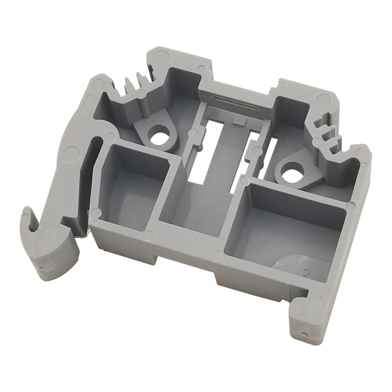 E-WS-01P-11-00Z(H) - Концевой стопор серый для быстрого монтажа на DIN-рейку фото 1
