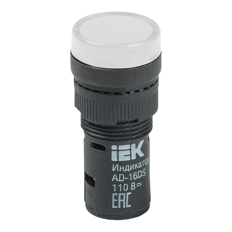 Лампа AD16DS(LED)матрица d16мм белый 110В AC/DC IEK фото 1