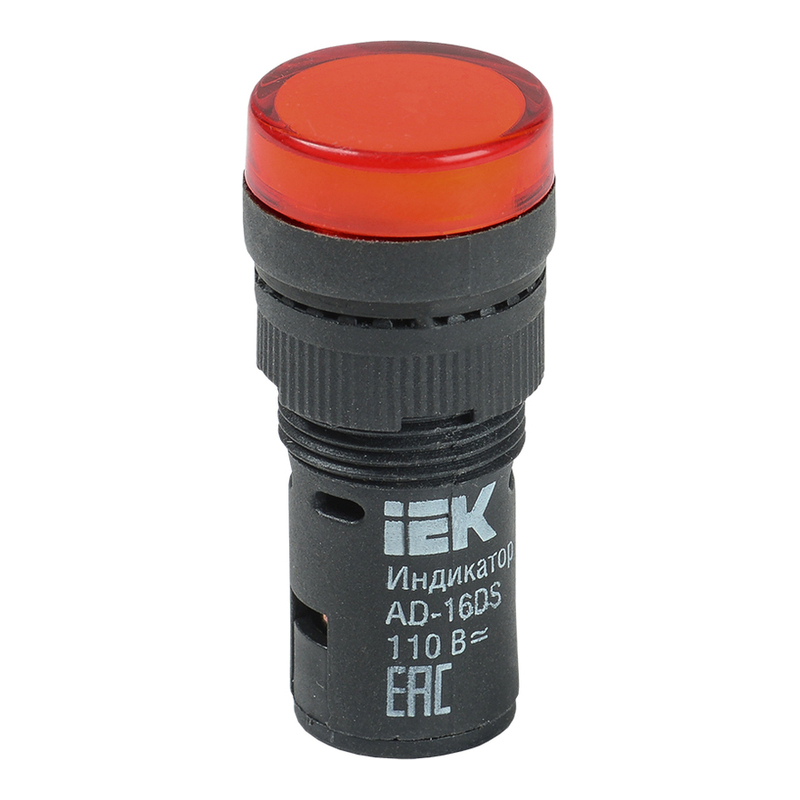 Лампа AD16DS(LED)матрица d16мм красный 24В AC/DC IEK фото 1
