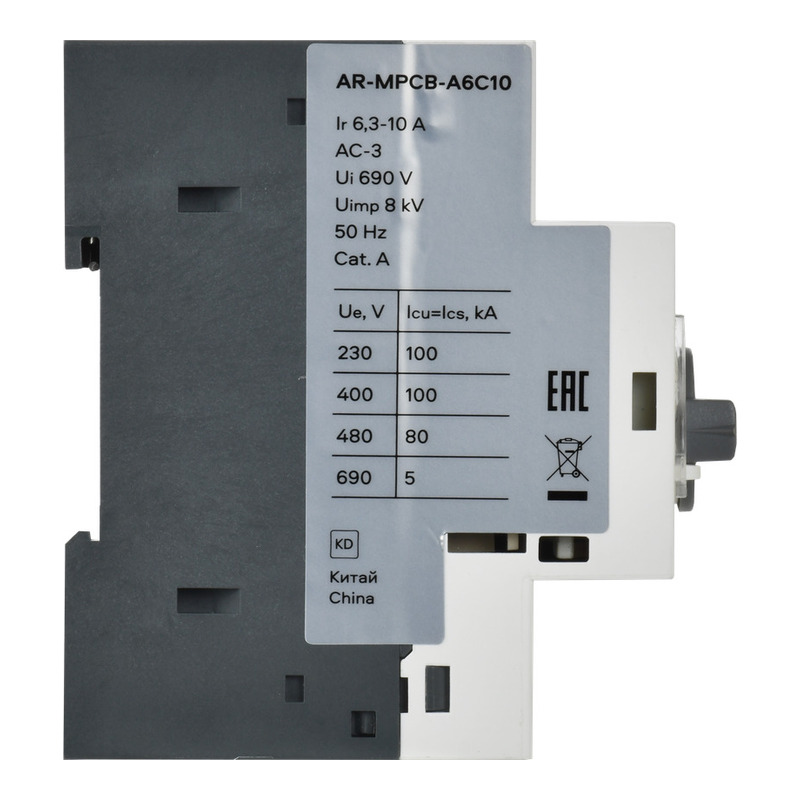 ARMAT Автоматический выключатель защиты двигателя A6 GV2P 4-6,3А IEK фото 1