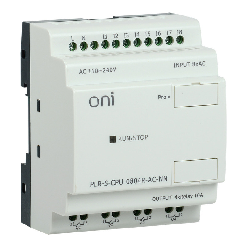 Логическое реле PLR-S. CPU0804(R) 220В AC без экрана ONI фото 1