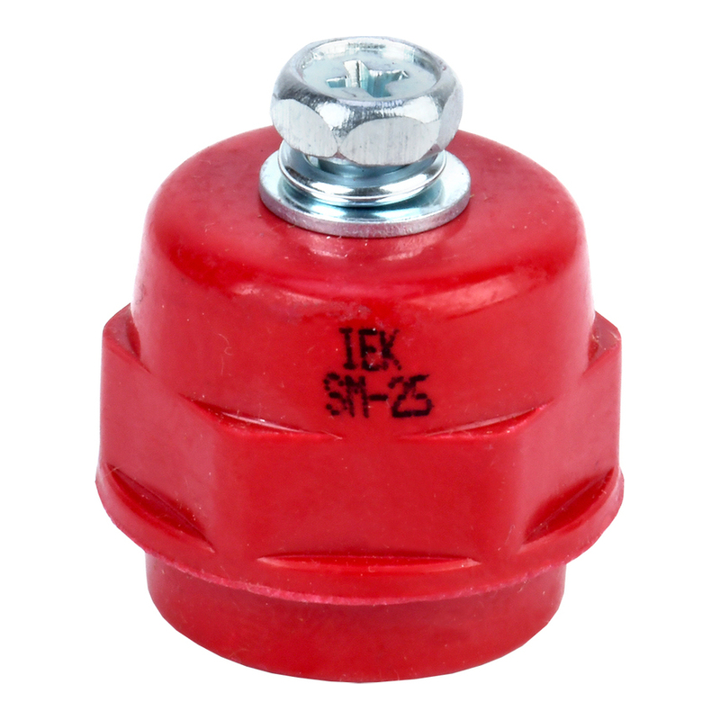 Изолятор SM25 (М6) силовой с болтом IEK фото 1
