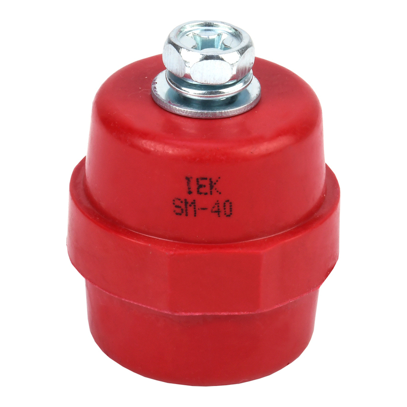 Изолятор SM40 (М8) силовой с болтом IEK фото 1
