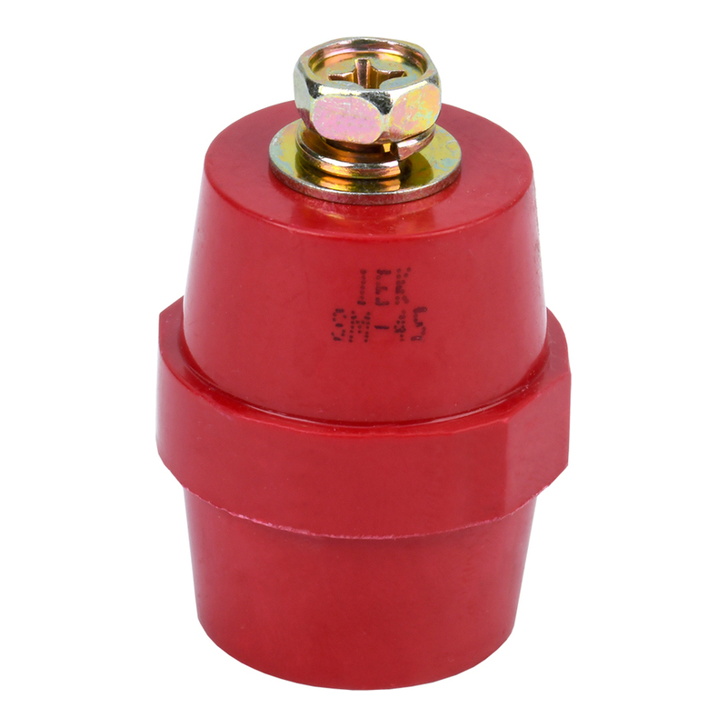 Изолятор SM45 (М8) силовой с болтом IEK фото 1