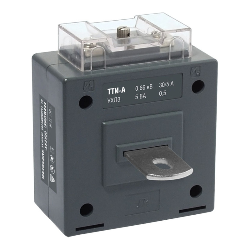 Трансформатор тока ТТИ-А 150/5А 5ВА 0,5S IEK фото 1
