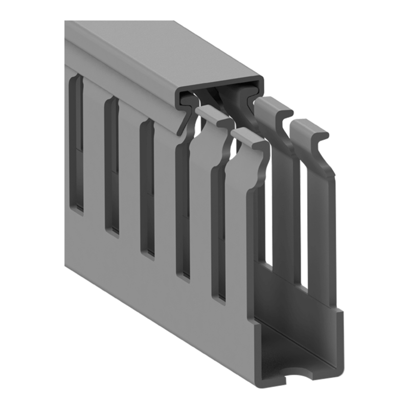 KKC 1540 YP - Кабельный канал 15x40 (ШхВ) перфорированный с крышкой, самоклеющийся фото 1