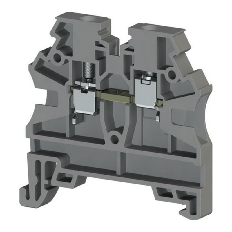 AVK 2,5 RD Серый - Клеммник 2,5 мм² на DIN-рейку фото 1