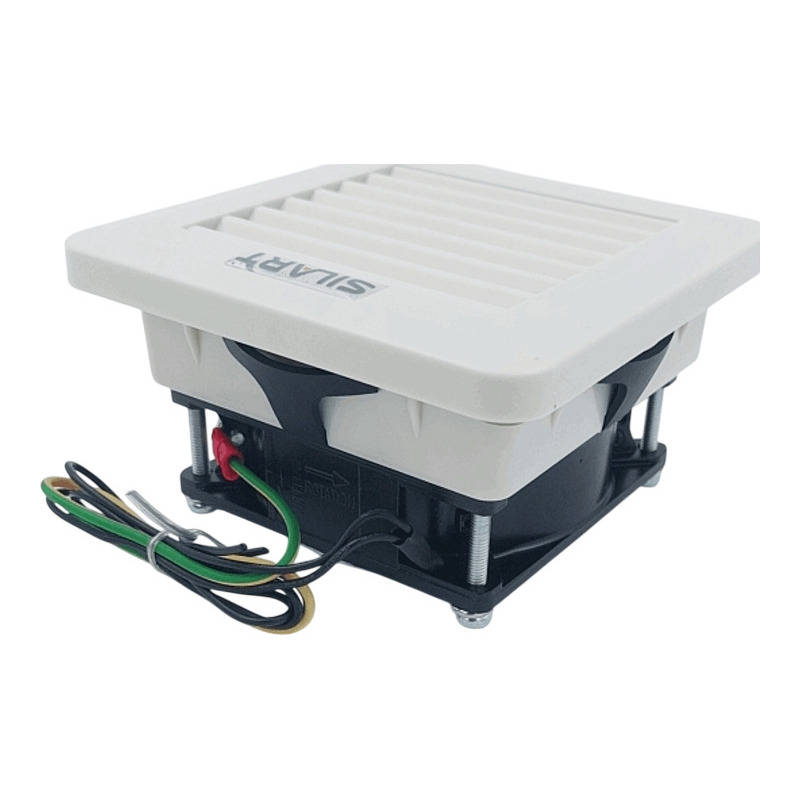 NLV-1100 - Вентилятор с решёткой 106x106, AC 230V, 34м³/ч, IP54 фото 1
