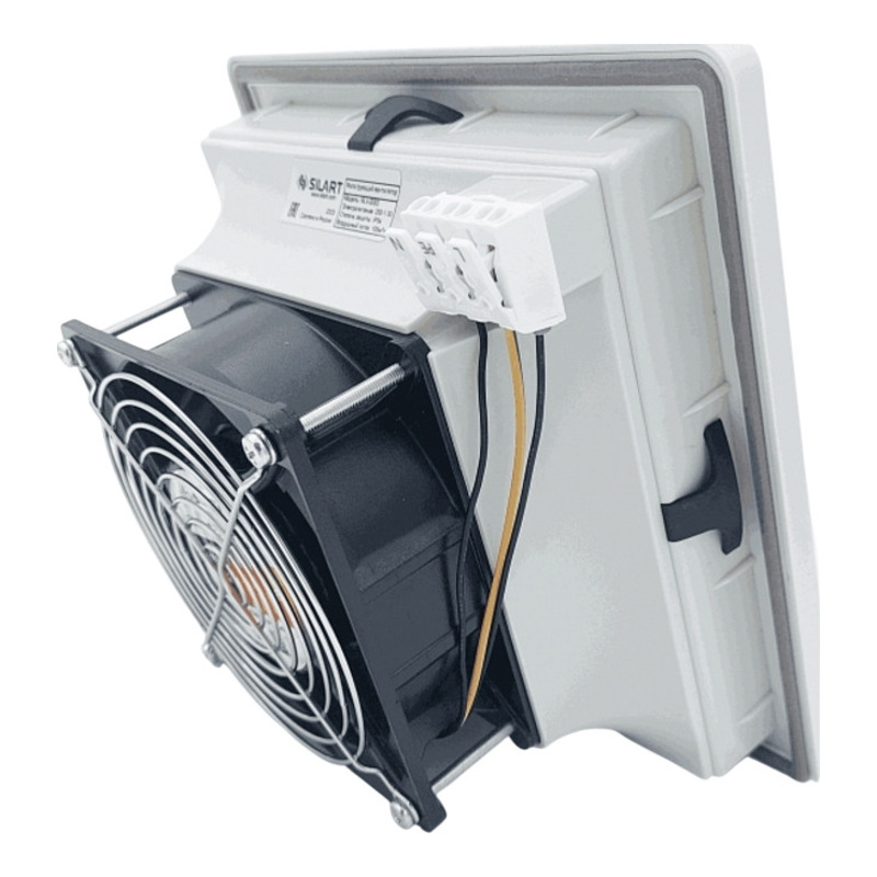NLV-2000 - Вентилятор с решёткой 204x204, AC 230V, 105м³/ч, IP54 фото 1