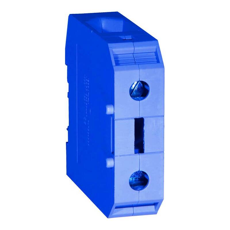 UT1-50(T) BLUE - Клеммник 50 мм² Синий на DIN-рейку фото 1
